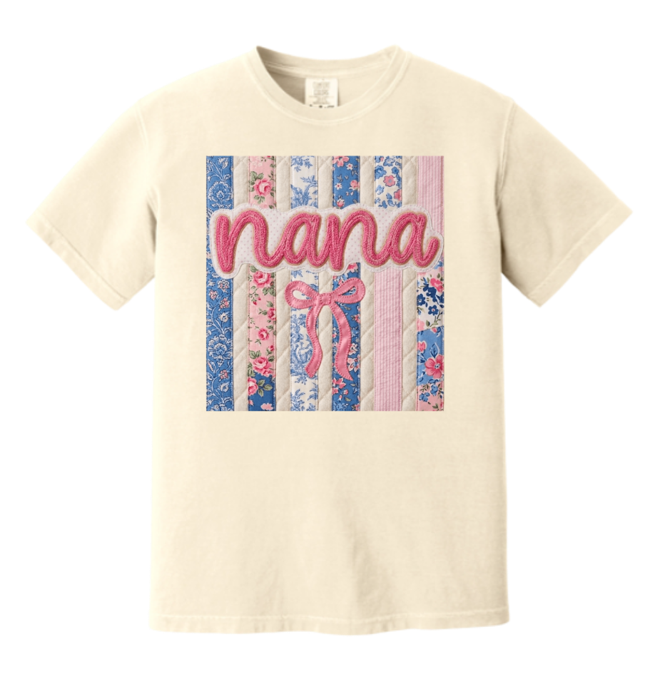 Patchwork Nana Tee