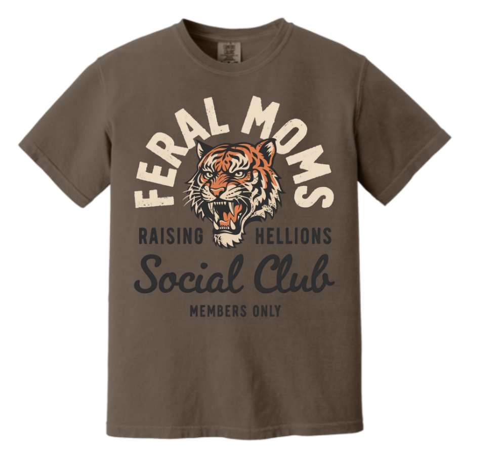 Feral Moms Social Club Graphic Tee