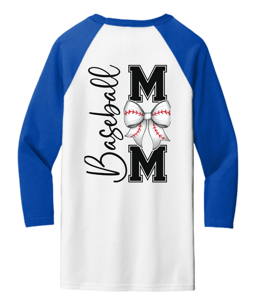 Baseball Mom Raglan Tee