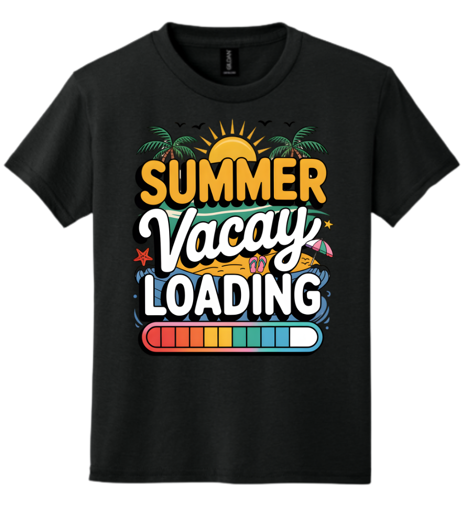Summer Vacay Loading Youth Tee