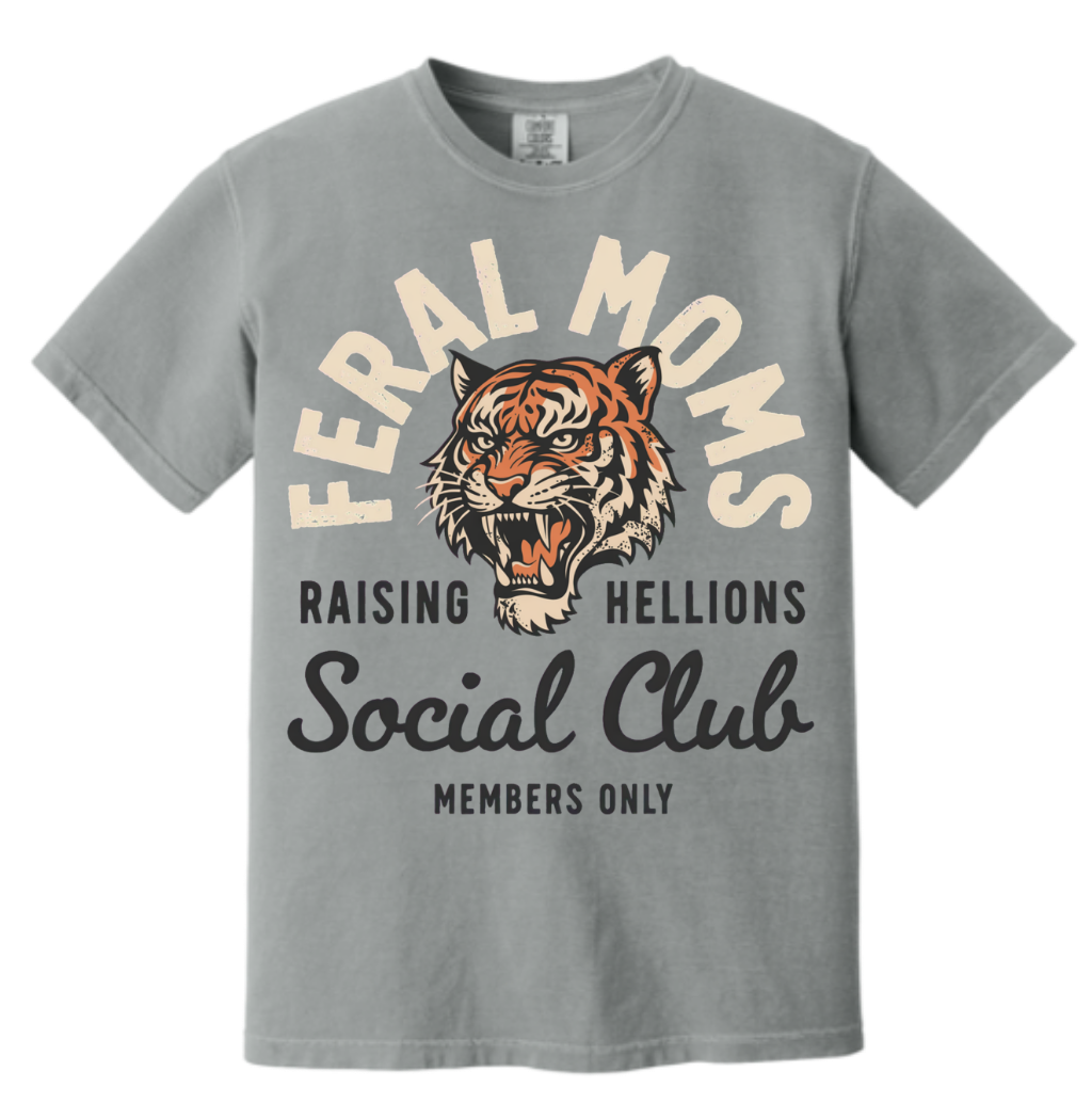 Feral Moms Members Only Graphic Tee