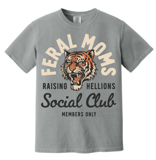 Feral Moms Members Only Graphic Tee