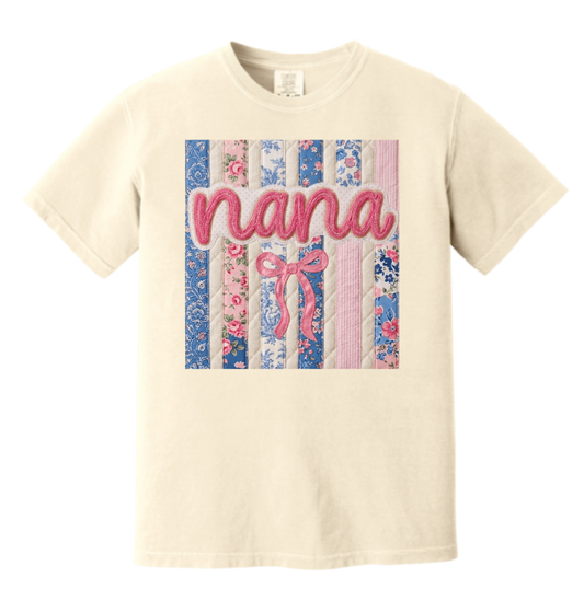 Patchwork Nana Tee