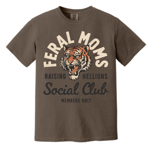 Feral Moms Social Club Graphic Tee