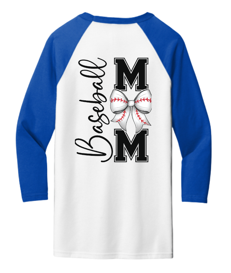 Baseball Mom Raglan Tee
