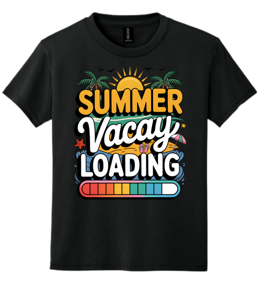 Summer Vacay Loading Youth Tee