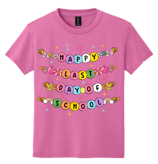 School’s Out Bubble Letter Tee Youth
